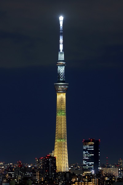 「金メダル」をイメージした特別ライティング
