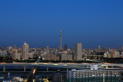 夜明けの東京スカイツリー