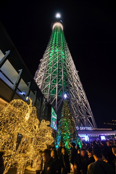 東京スカイツリークリスマスイルミネーション