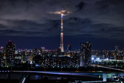 東京スカイツリー夜景「幟」