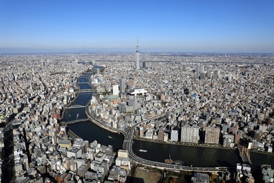 東京スカイツリー空撮