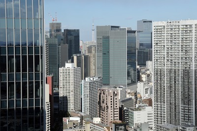 ニュウマン高輪ルフトバウムから見た東京スカイツリー