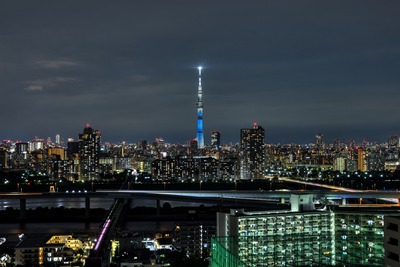 神奈川県をイメージした特別ライティング