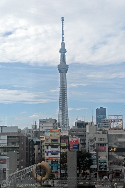 テルミナから見た東京スカイツリー