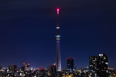 深夜の誕生石ライティング「ルビー」ルビーレッド