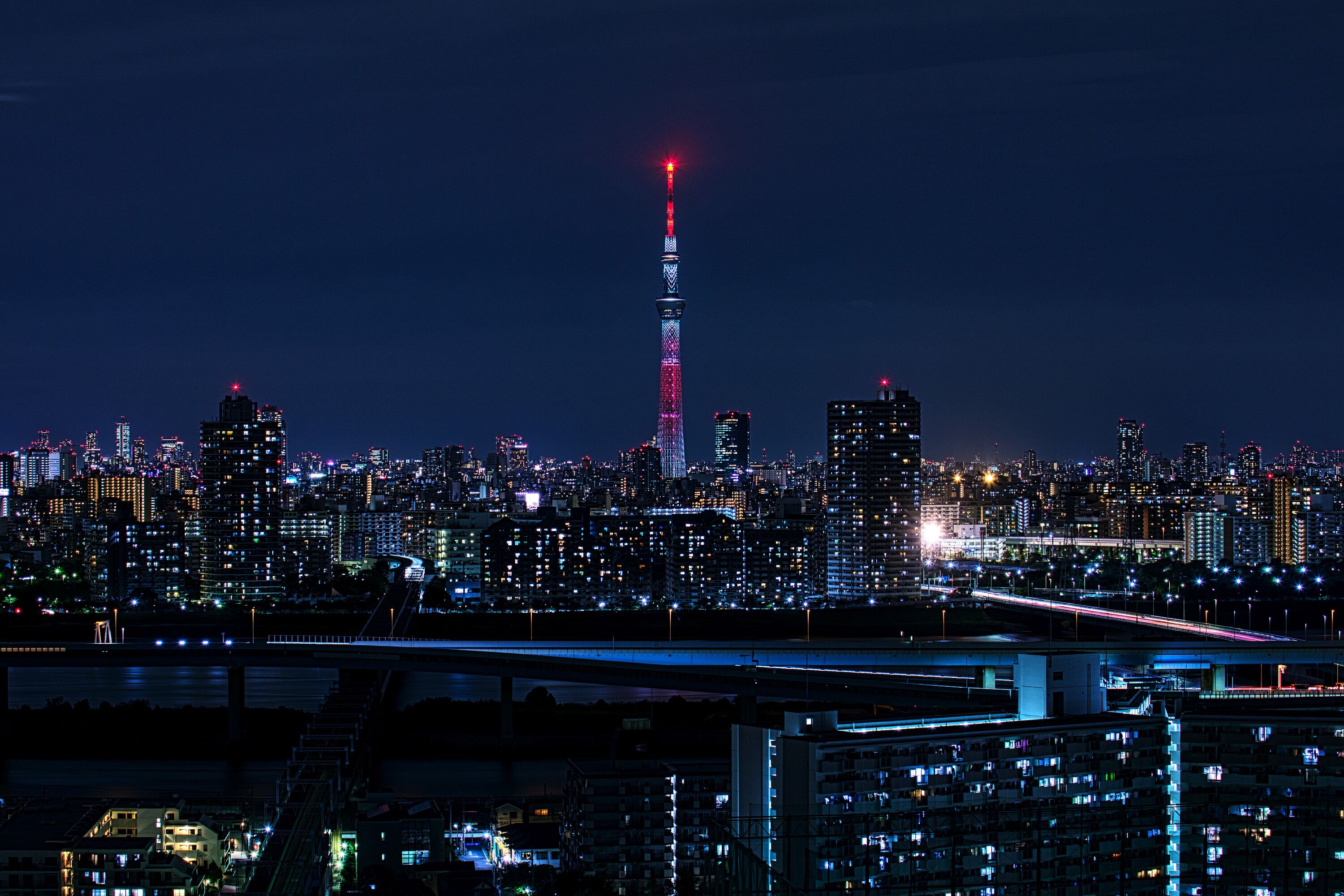 東京スカイツリーの特別ライティング 鬼滅の刃 年10月16日 東京スカイツリー定点観測所
