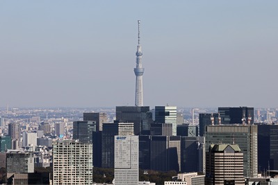 渋谷スカイから見た東京スカイツリー