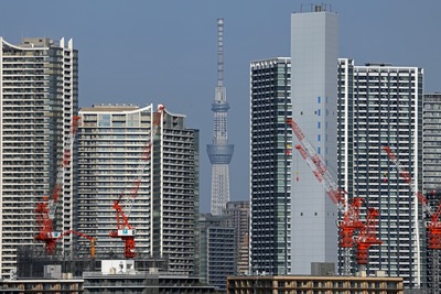 晴海フラッグとタワマンと東京スカイツリー