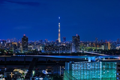 東京スカイツリー夜景「幟」