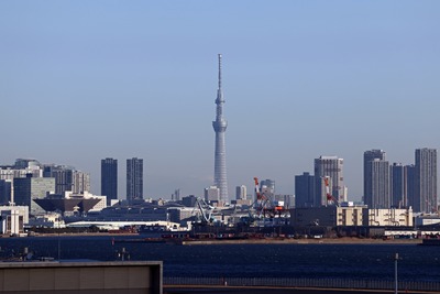 羽田空港から撮影した東京スカイツリー