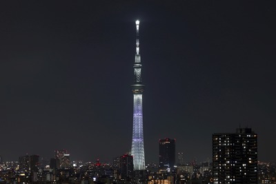 東京スカイツリー ライティング設備のメンテナンス