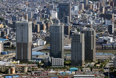 東京スカイツリーから見た南千住