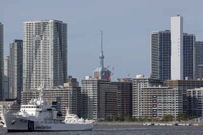 パラリンピックの選手村と東京スカイツリー