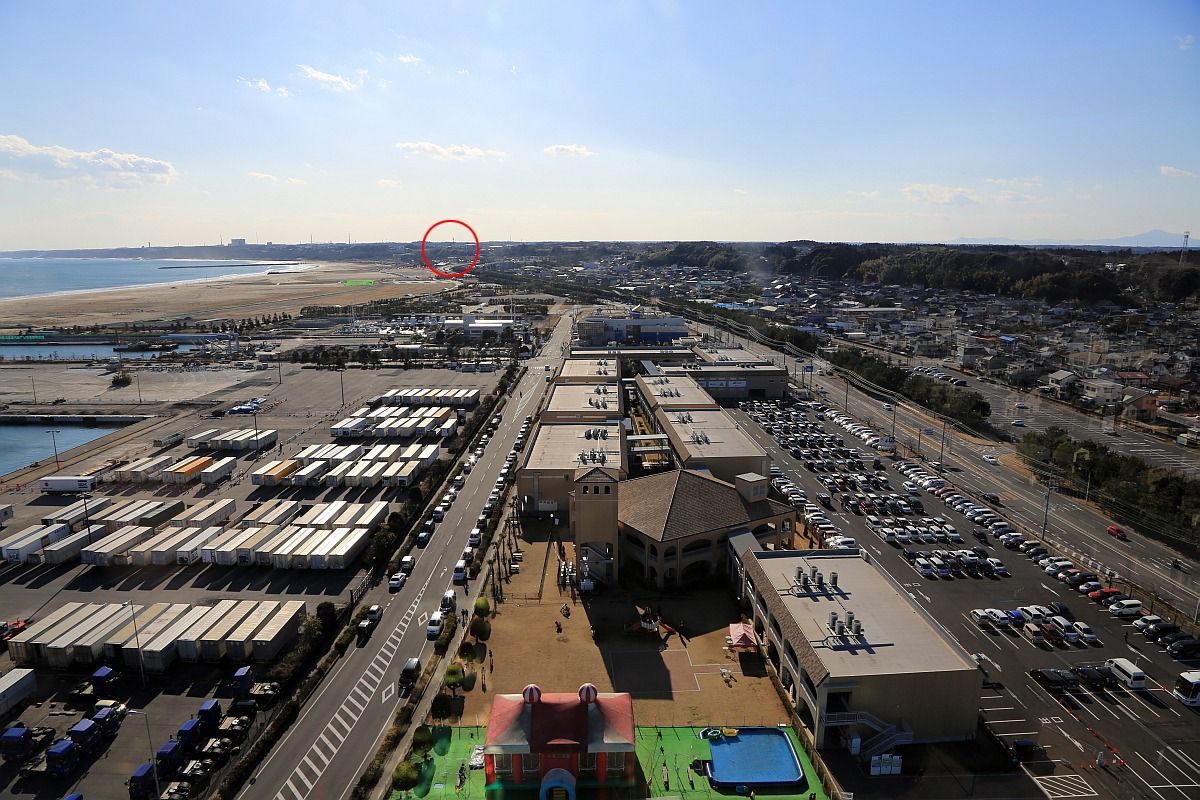 大洗マリンタワーから東京スカイツリーかもしれない建造物が見えた 東京スカイツリー定点観測所