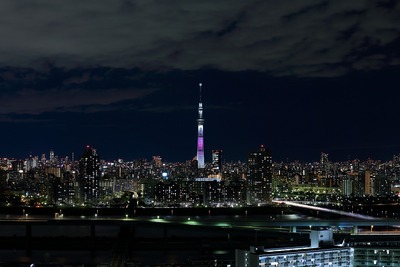 東京スカイツリー桜特別ライティング「舞」