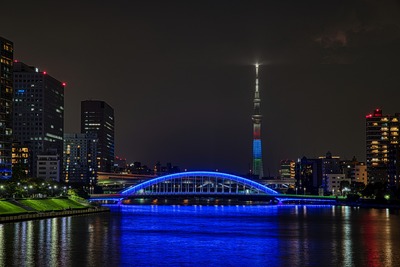 永代橋と東京スカイツリー