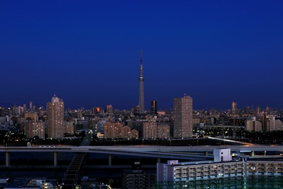 夜明けの東京スカイツリー