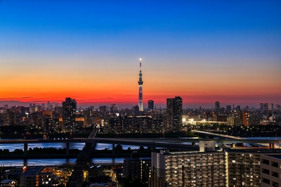 東京スカイツリー夕景