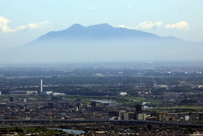 東京スカイツリーから見た筑波山