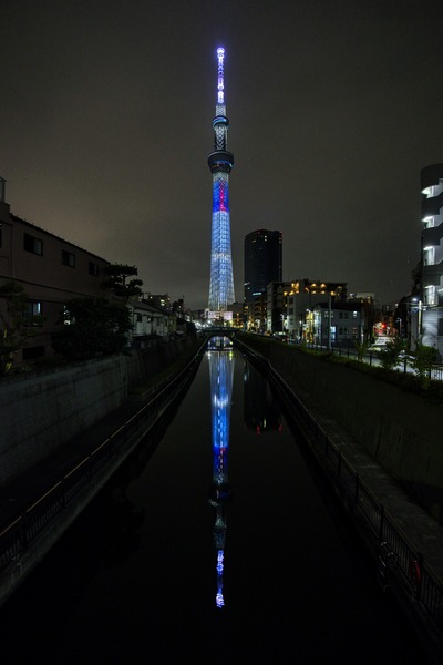 怪盗キッドをイメージした特別ライティング