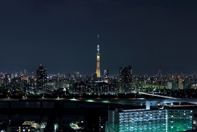 東京スカイツリー夜景「金メダル」