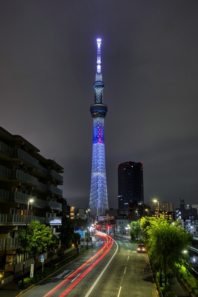 怪盗キッドをイメージした特別ライティング