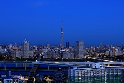 夜明けの東京スカイツリー