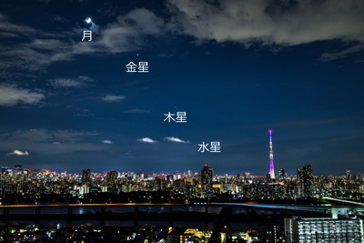 東京スカイツリー夜景