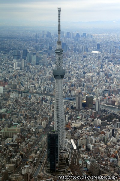 東京スカイツリーの空撮