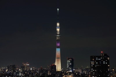 バレンタイン特別ライティング「ラブリーショコラ」