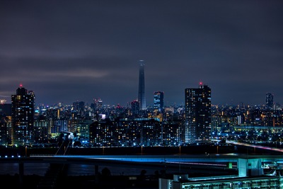 消灯中の東京スカイツリー