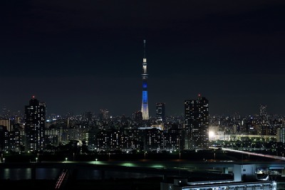 東京スカイツリー七夕特別ライティング「七夕」