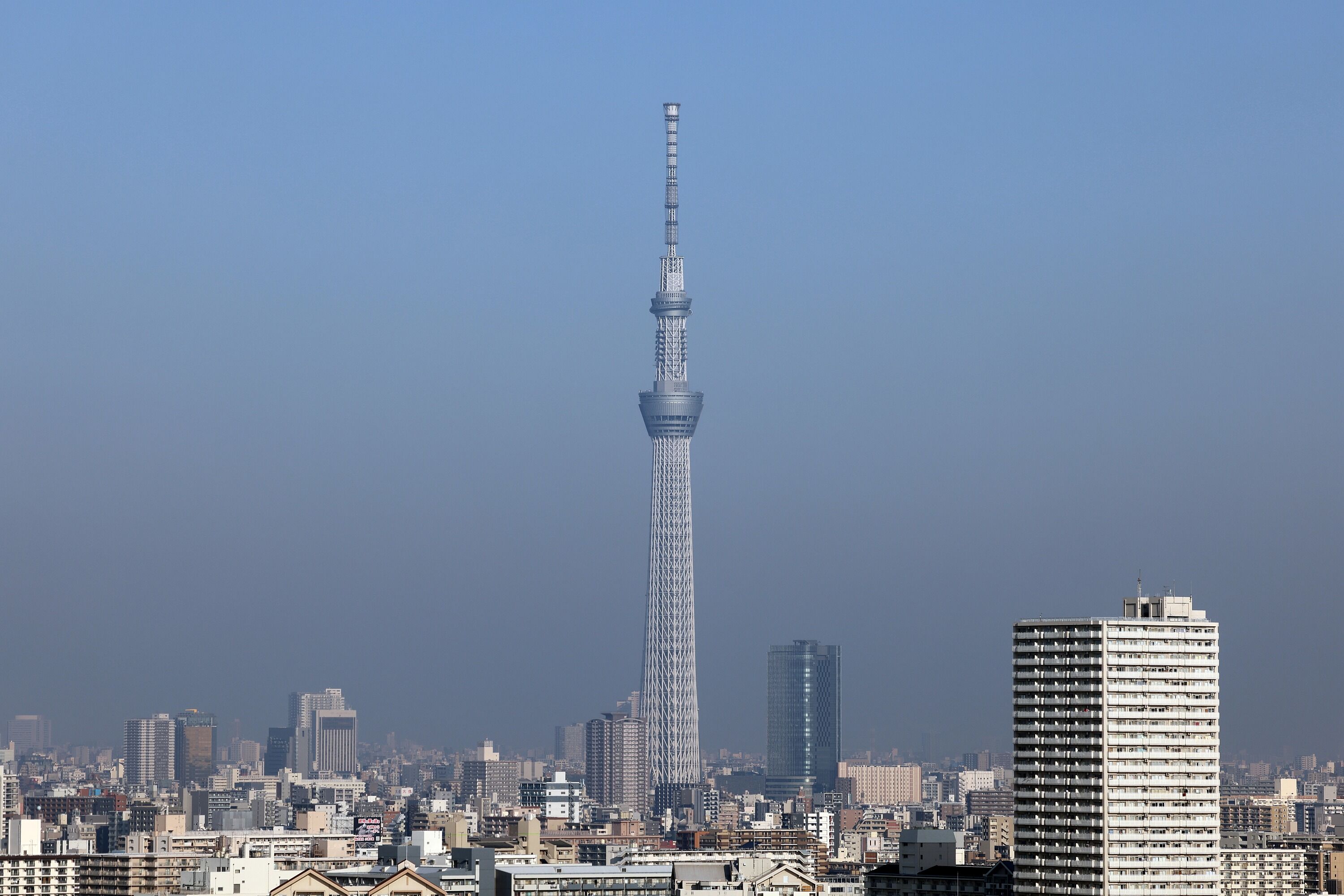 超広角レンズで撮影した東京スカイツリー 22年3月24日 東京スカイツリー定点観測所