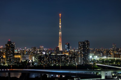 東京スカイツリー夜景「幟」