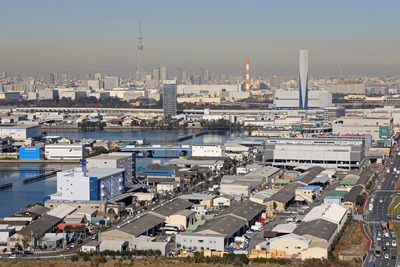 東京スカイツリー空撮