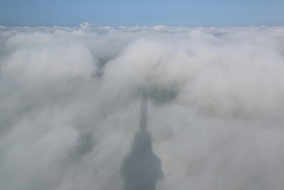 東京スカイツリーから見た雲海