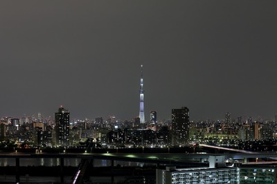 東京スカイツリー 白色のライティング