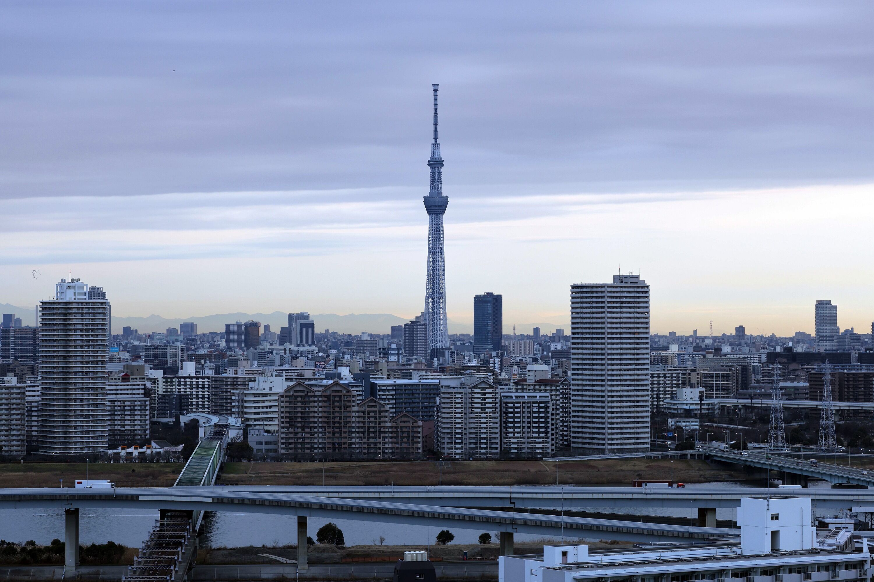 本日の東京スカイツリー 22年1月6日 東京スカイツリー定点観測所