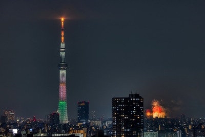 戸田橋花火大会・いたばし花火大会と東京スカイツリー
