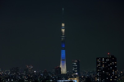 東京スカイツリー七夕特別ライティング「七夕」