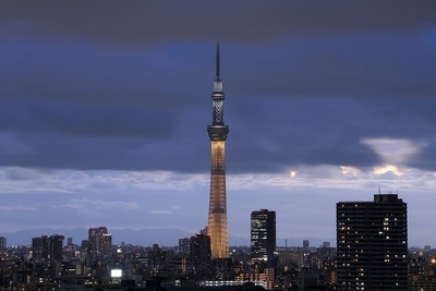 東京スカイツリー夜景「金メダル」