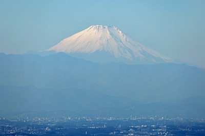 天望回廊から見た富士山