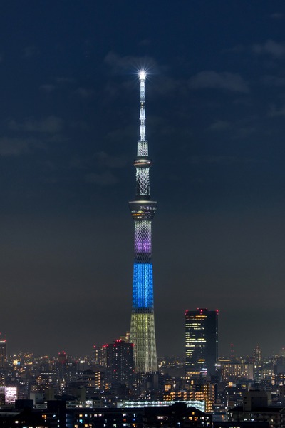 茨城県をイメージした特別ライティング