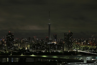東京スカイツリー消灯