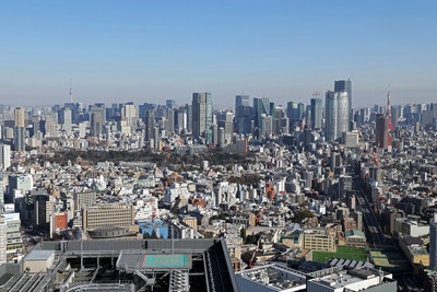 渋谷スカイから見た東京スカイツリー