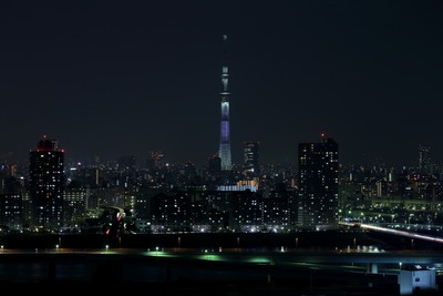 東京スカイツリー桜特別ライティング「咲」