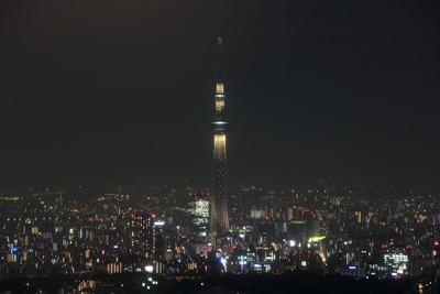サンシャイン60から東京スカイツリー夜景「雅」
