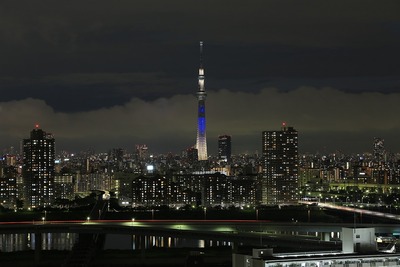 東京スカイツリー七夕特別ライティング「夜空」