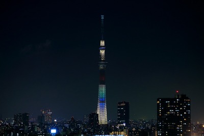 東京スカイツリーのハッピーレインボー