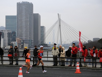 東京スカイツリーと東京マラソン2015